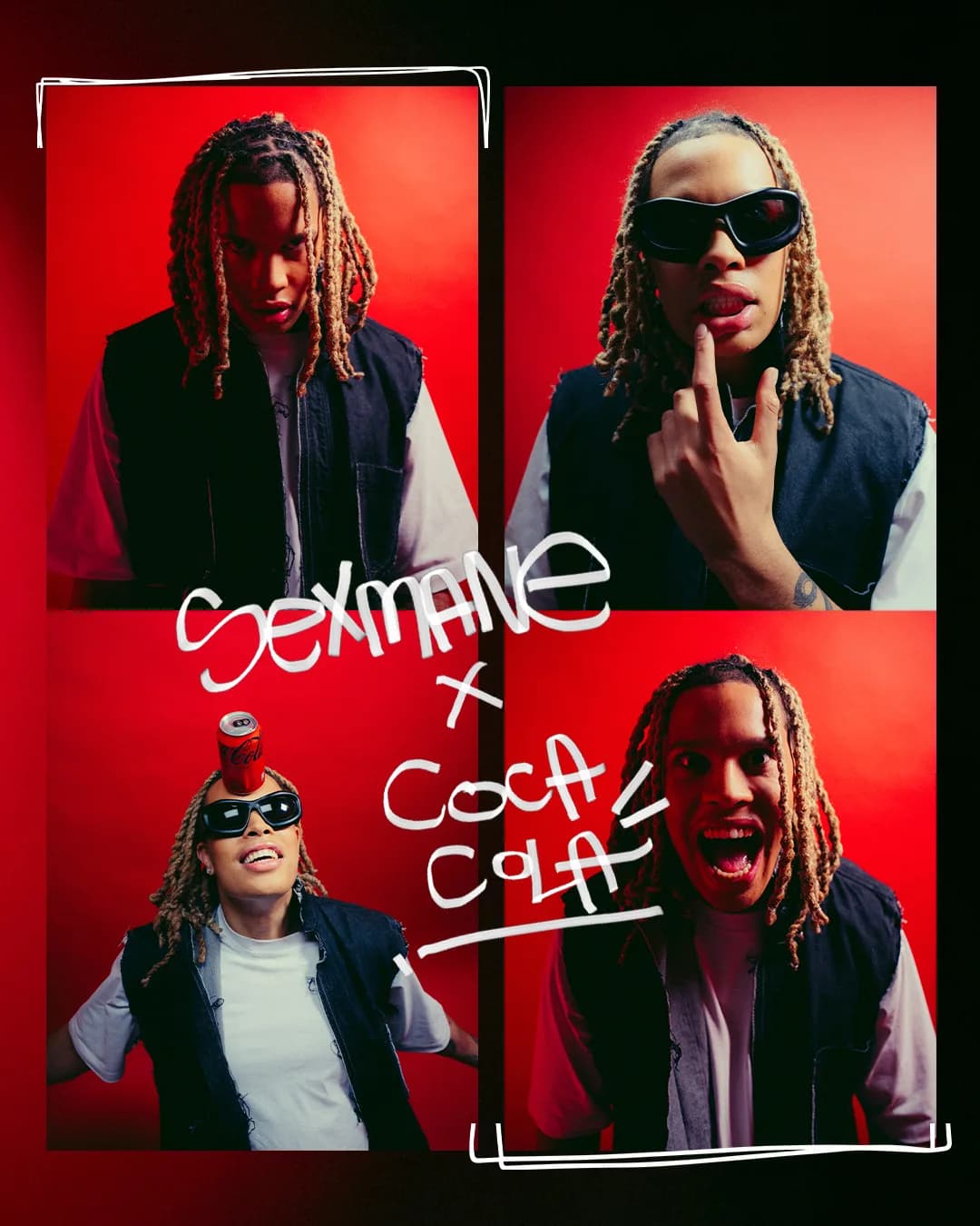 Sexmane × Coca-Cola — Artist campaign · Coca-Cola